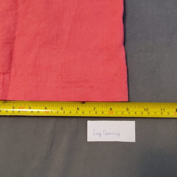 Jones New York Sport Dress Pants Size 6 Coral Pink Straight Leg Casual Mid Rise - Picture 12 of 13